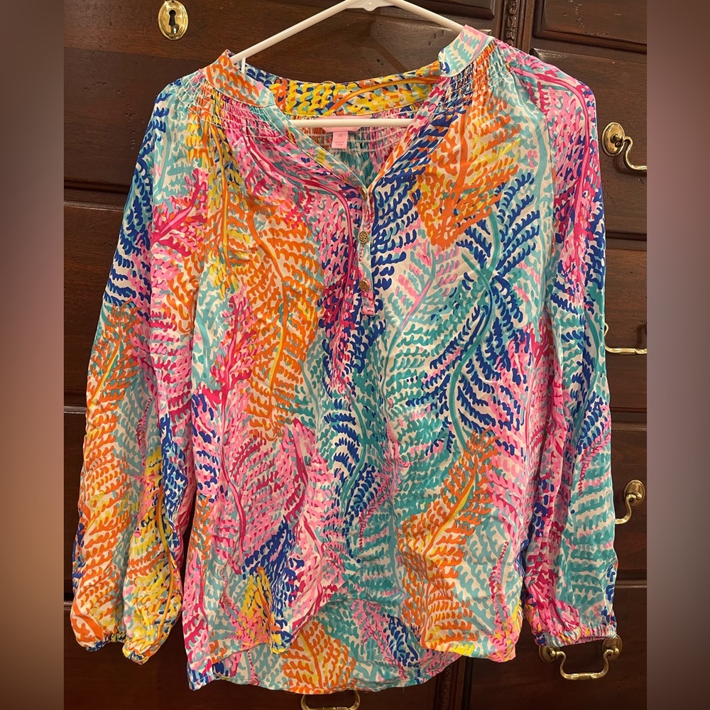 Lilly Pultizer Long Sleeve Blouse
